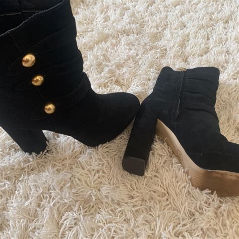 michael kors boots heels|Michael Kors suede heels.